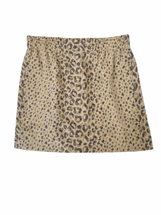 Gucci Dresses & Skirts - Gucci Leopard Print Mini Skirt in Beige